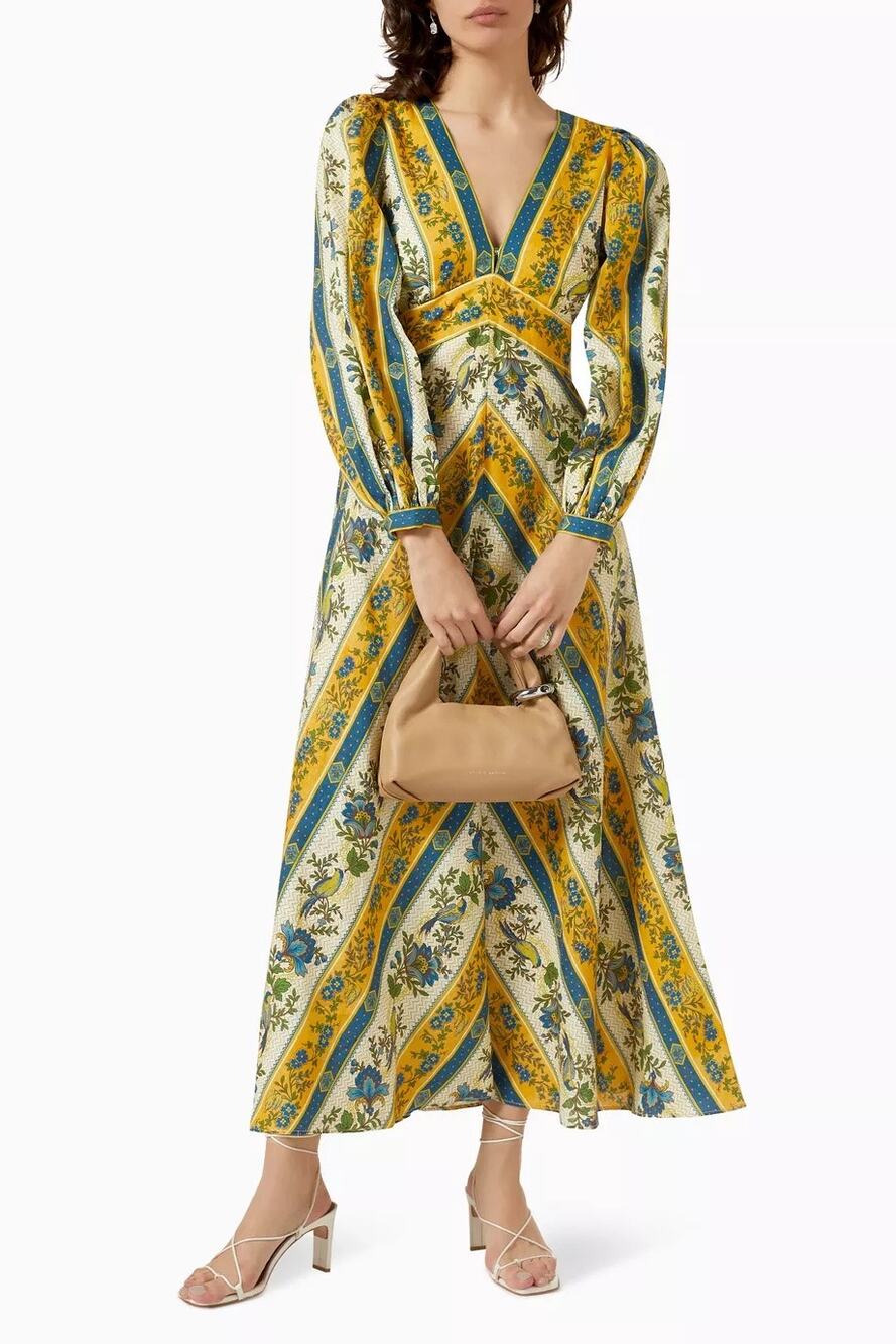 Alemais Quinn Linen Midi-Dress size US 0